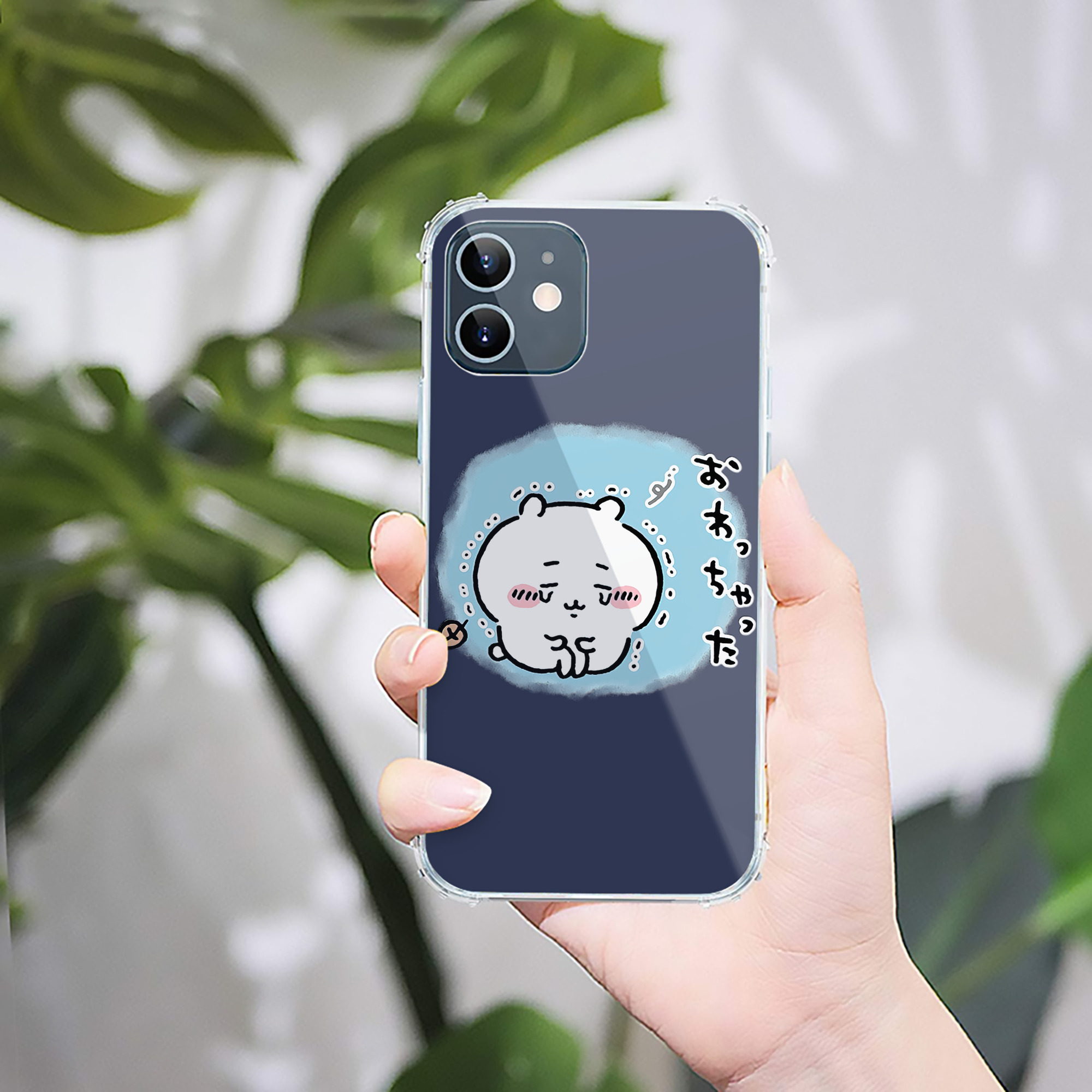 （画像用） ちいかわ ちいかわ Chii-kawa chiikawa 【iPhone 12シリーズ対応】透明スマホケース（クリアソフトケース）